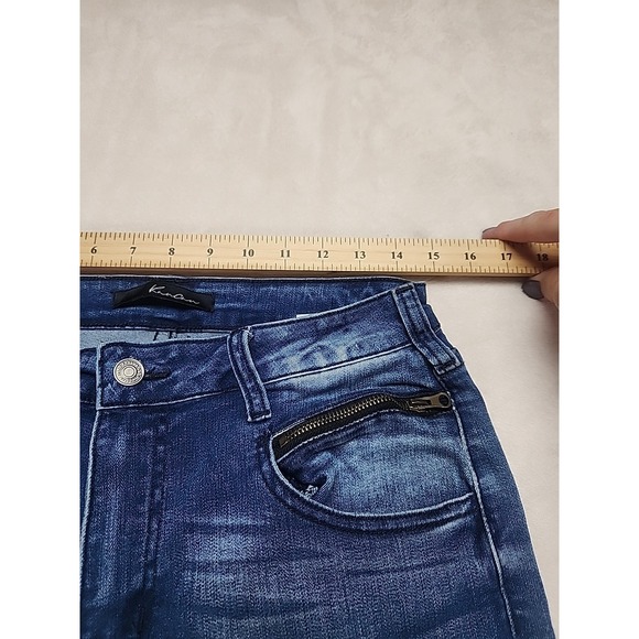 KanCan Women's Size 11/29 Estilo Skinny Dark Wash Blue Jeans - Picture 5 of 8